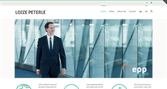 Desktop Screenshot of peterle.eu