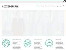 Tablet Screenshot of peterle.eu